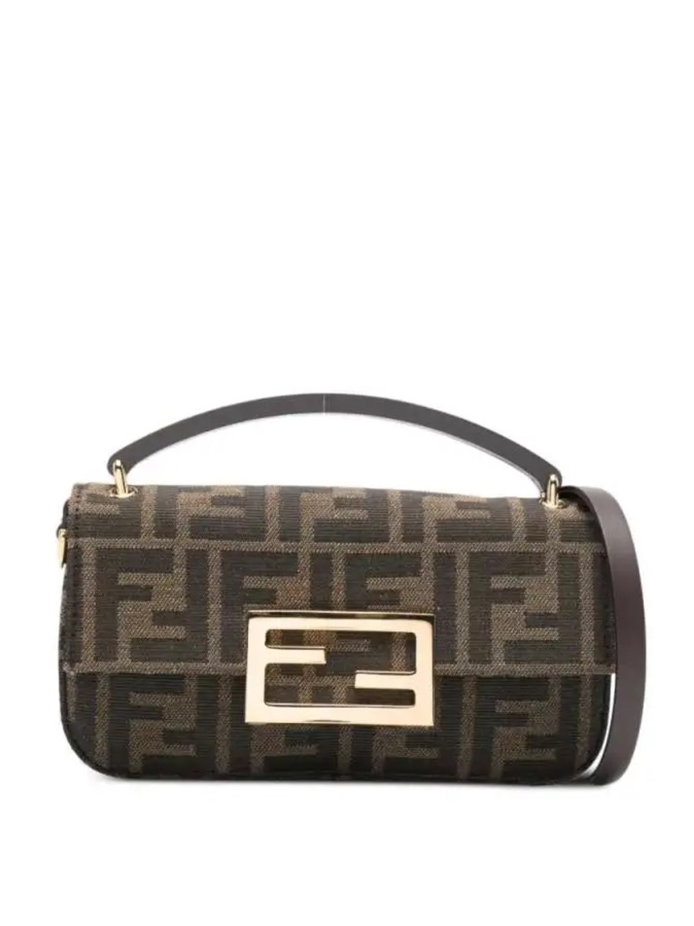 NWT Fendi Baguette FF Jacquard Phone Bag